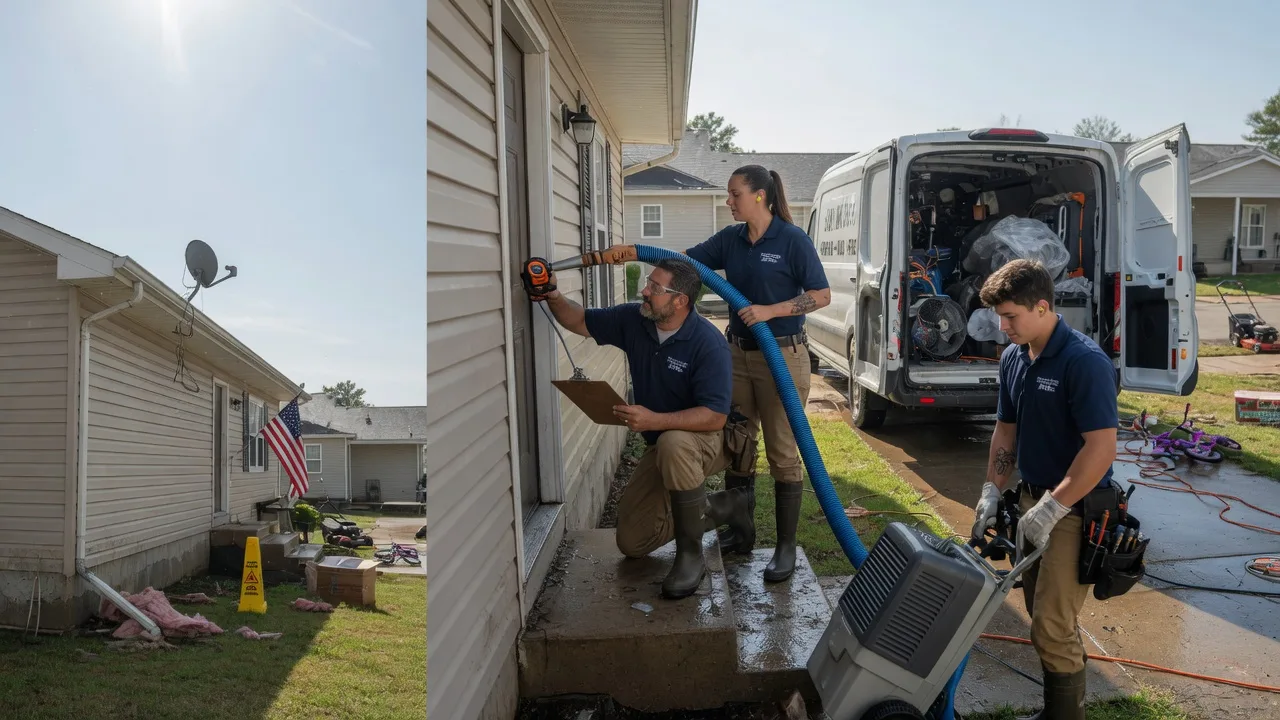 Ceiling Water Damage Restoration in Hornbeck, LA near me